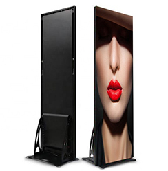 Indoor P2.5mm Potable Digital led poster video screen display na may mga gulong para sa pagrenta at nakapirming pag-install