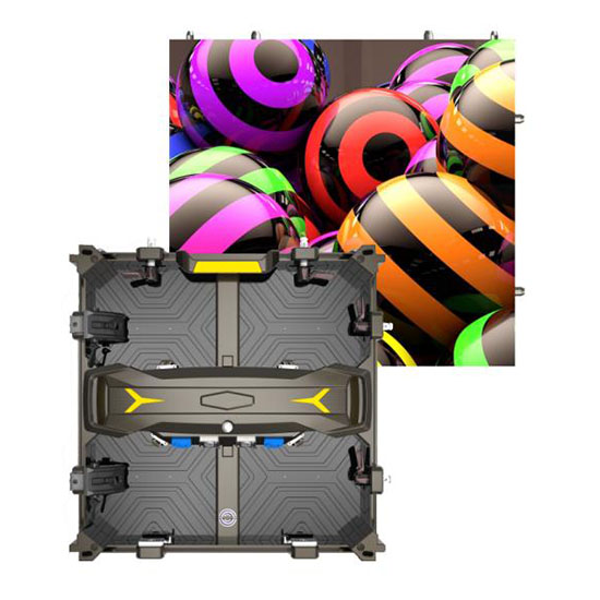 LDR Series Cost Effective Indoor Hire curve LED Screen 500x500mm Die Casting Aluminium Hire Panel With LED Lamp and LED Module Protection Design