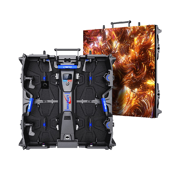 LSR Series Indoor Rental LED Cabinet na May Front Maintenance Module Suporta sa Parehong Concave at Convex Shape LED Video Wall Para sa Hire LED Display